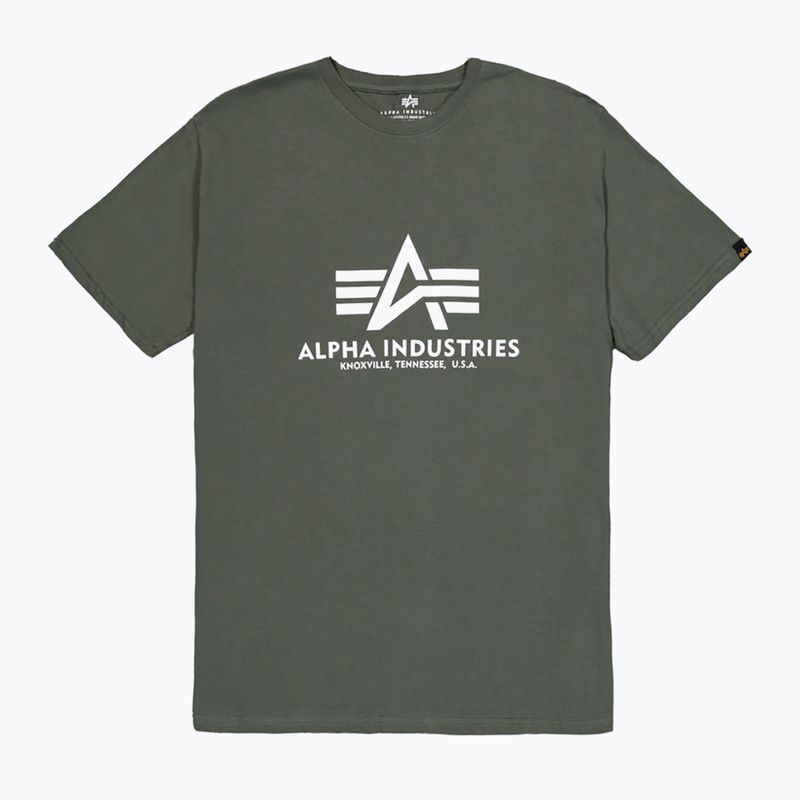 Koszulka męska Alpha Industries Basic dark olive 7