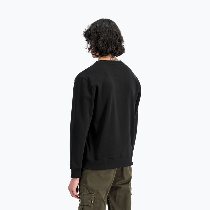 Bluza męska Alpha Industries Basic Small Logo black 4