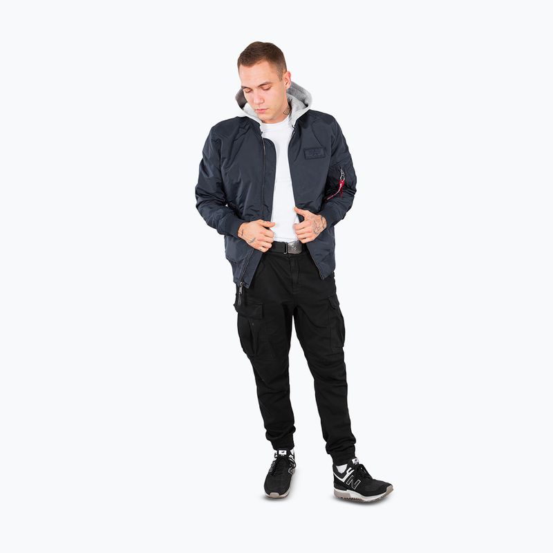 Kurtka męska Alpha Industries MA-1 TT Two Tone Hood rep.blue 2
