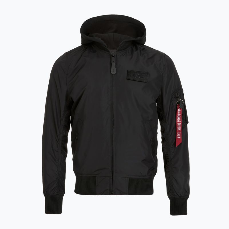 Kurtka męska Alpha Industries MA-1 TT Two Tone Hood black/black 3