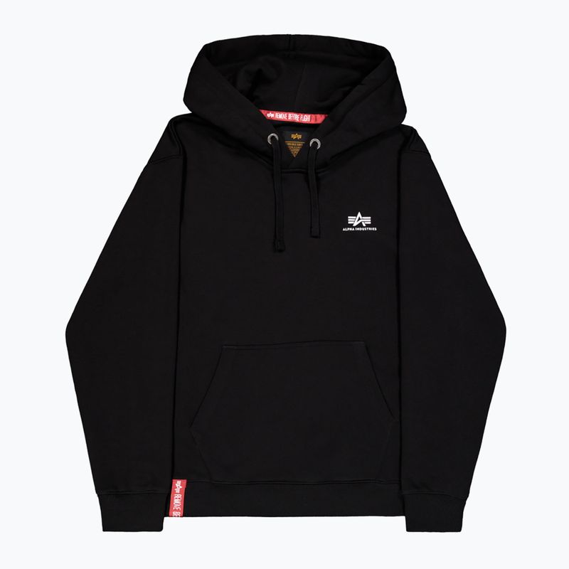 Bluza męska Alpha Industries Basic Small Logo Hoodie black 7