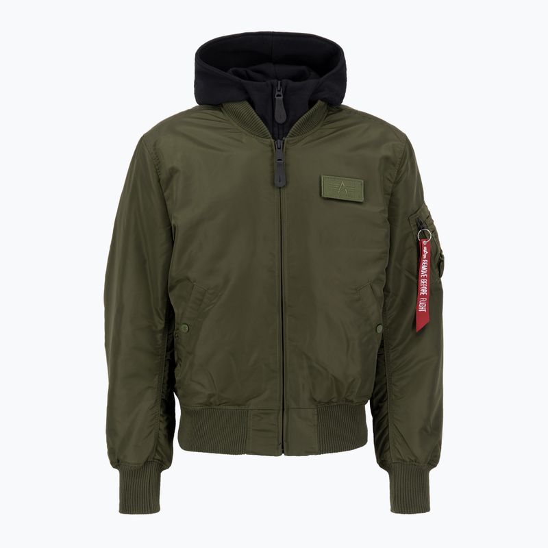 Kurtka męska Alpha Industries MA-1 D-Tec dark green / black