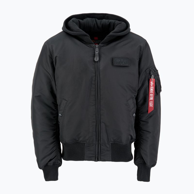 Kurtka męska Alpha Industries MA-1 ZH Back Print black / reflective