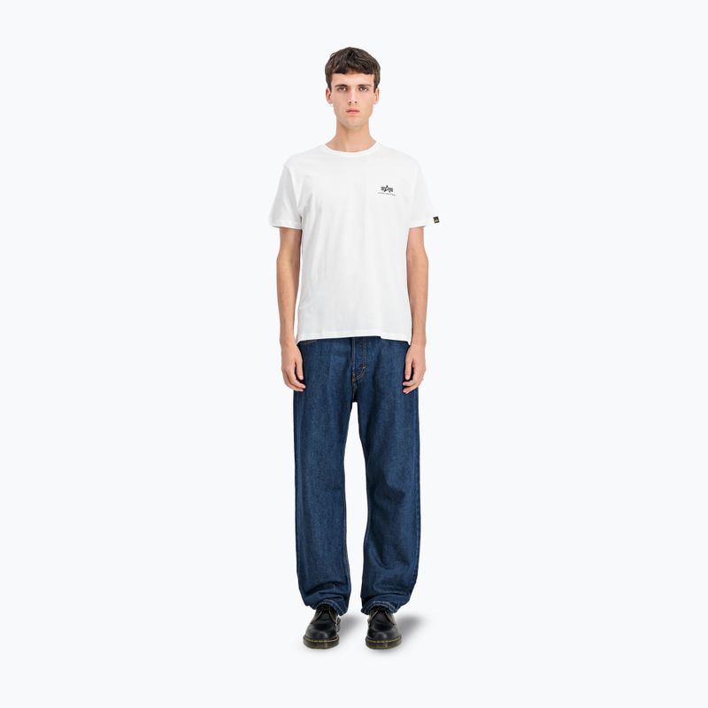 Koszulka męska Alpha Industries Backprint white 2