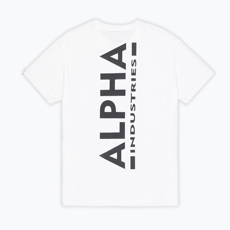 Koszulka męska Alpha Industries Backprint white 9
