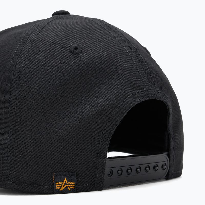 Czapka z daszkiem Alpha Industries Crew black 4