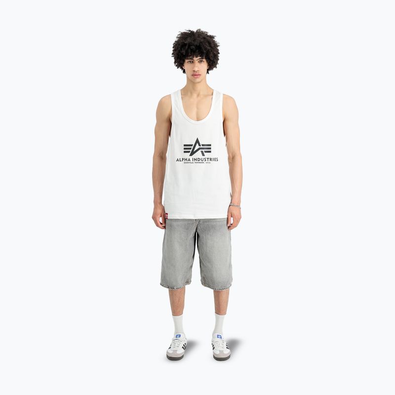 Koszulka męska Alpha Industries Basic Tank Body Building white 2