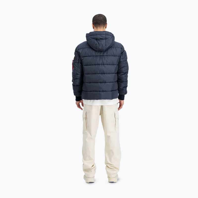 Kurtka męska Alpha Industries Hooded Puffer Faux Down rep.blue 3