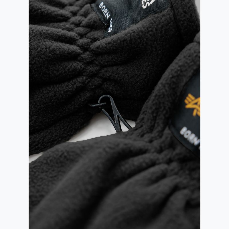 Rękawiczki Alpha Industries Label Fleece black 3