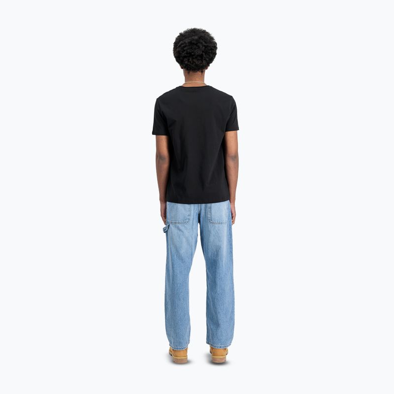 Koszulka męska Alpha Industries Basic Mid Logo black 3