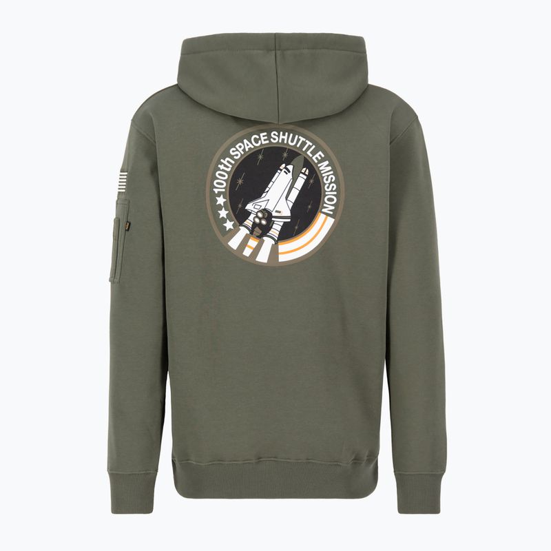 Bluza męska Alpha Industries Space Shuttle dark olive 2