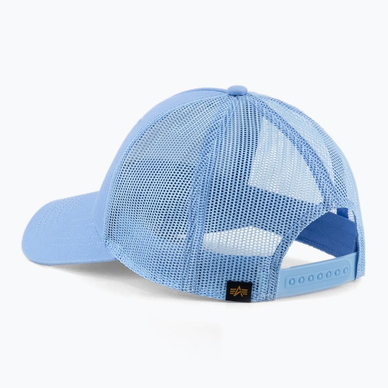 Czapka z daszkiem męska Alpha Industries Basic Trucker light blue 2
