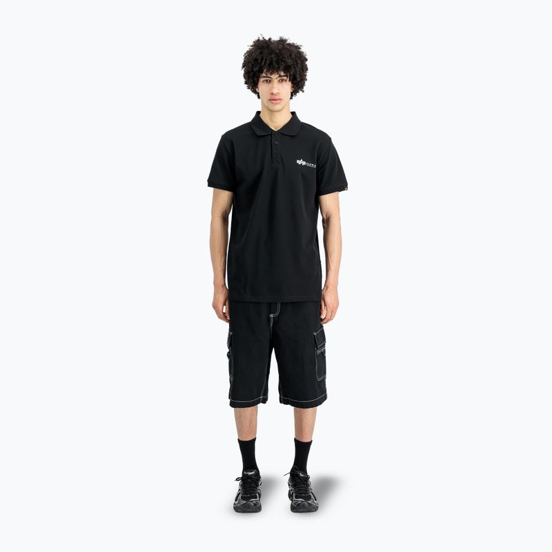 Koszulka męska Alpha Industries Basic Polo Small Logo black 2
