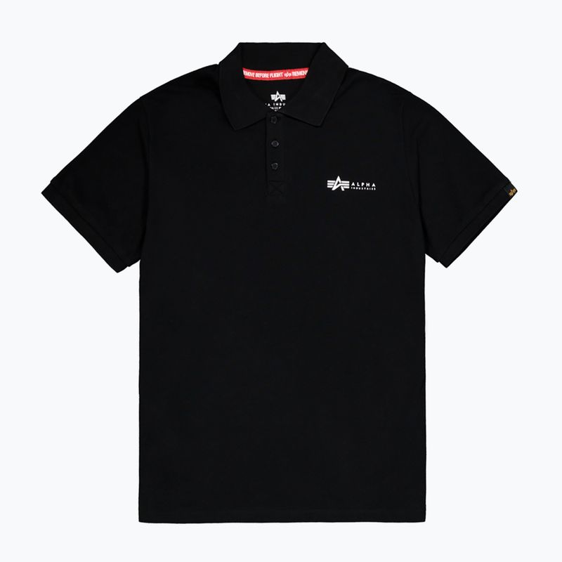Koszulka męska Alpha Industries Basic Polo Small Logo black 6