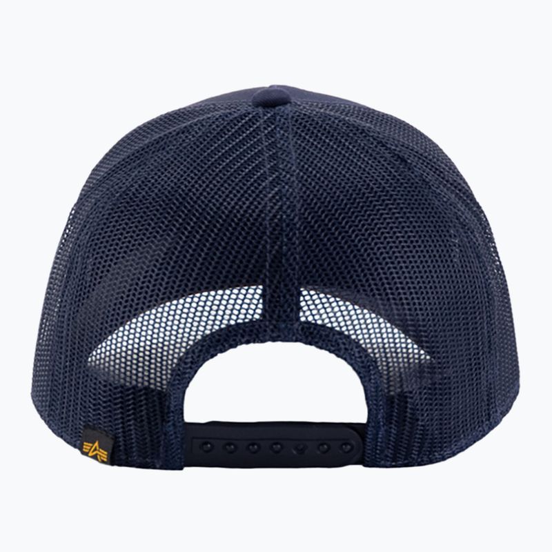 Czapka z daszkiem męska Alpha Industries Label Trucker rep.blue 2