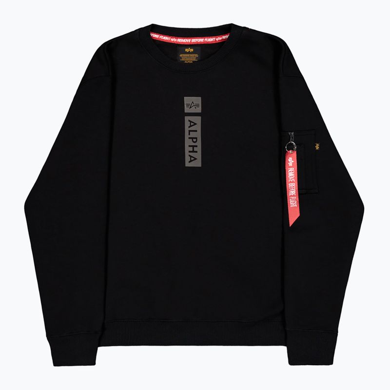 Bluza męska Alpha Industries Reflective Print Sweater black 7