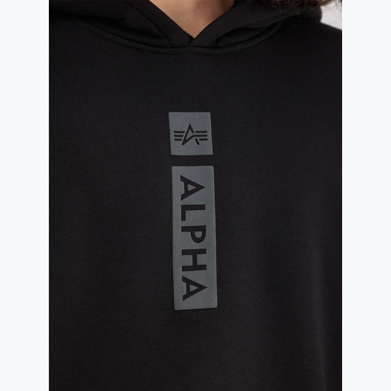 Bluza męska Alpha Industries Puff Print Hoodie black 5