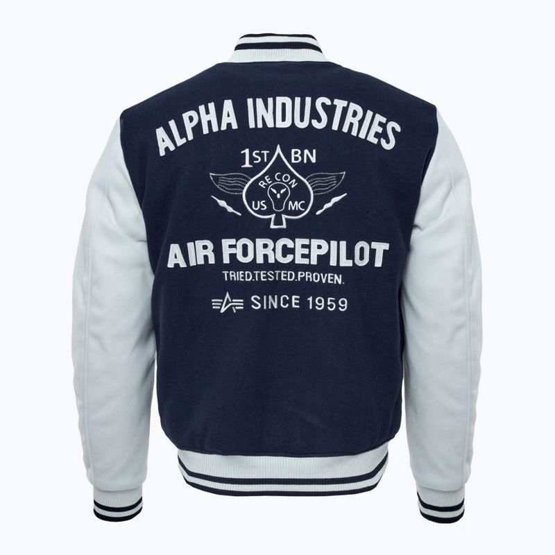Kurtka męska Alpha Industries Varsity Air Force ultra navy 2