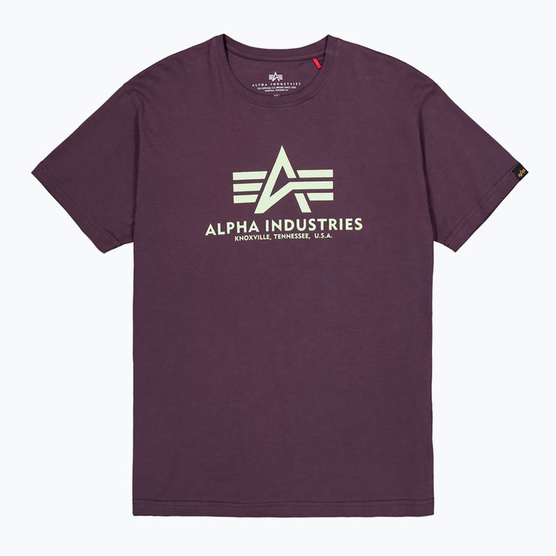 Koszulka męska Alpha Industries Basic plum