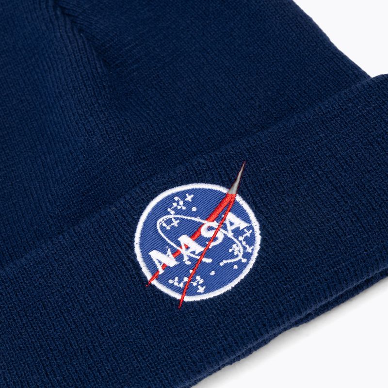 Czapka Alpha Industries NASA replica blue 2