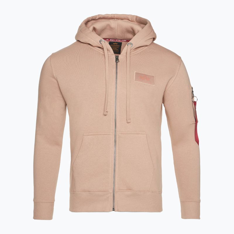 Bluza męska Alpha Industries Back Print Zip dusty coral