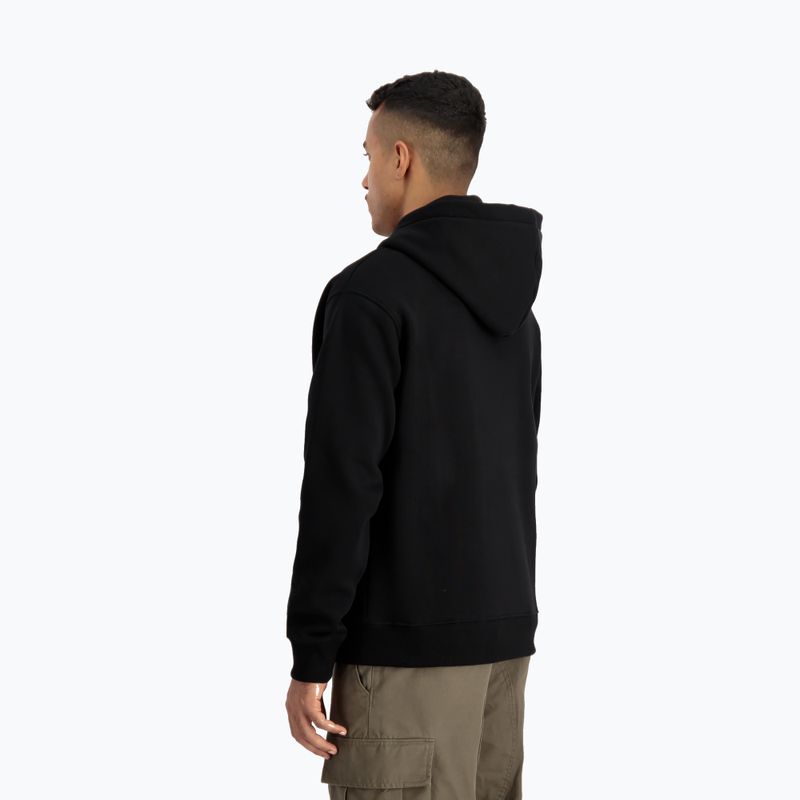 Bluza męska Alpha Industries Basic Hoodie TPU black/chrome 4