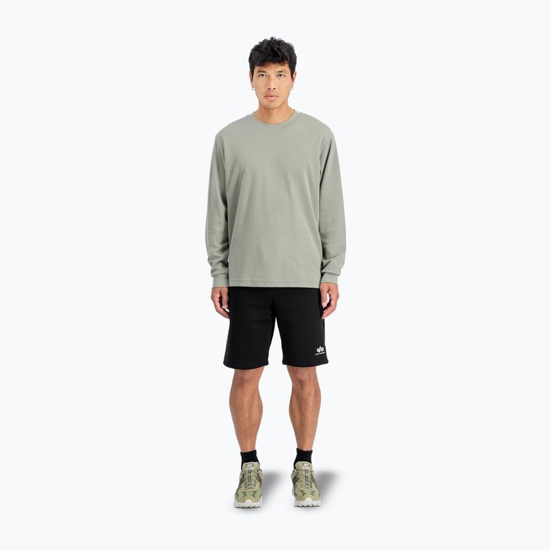 Spodenki męskie Alpha Industries Basic Small Logo II black 2
