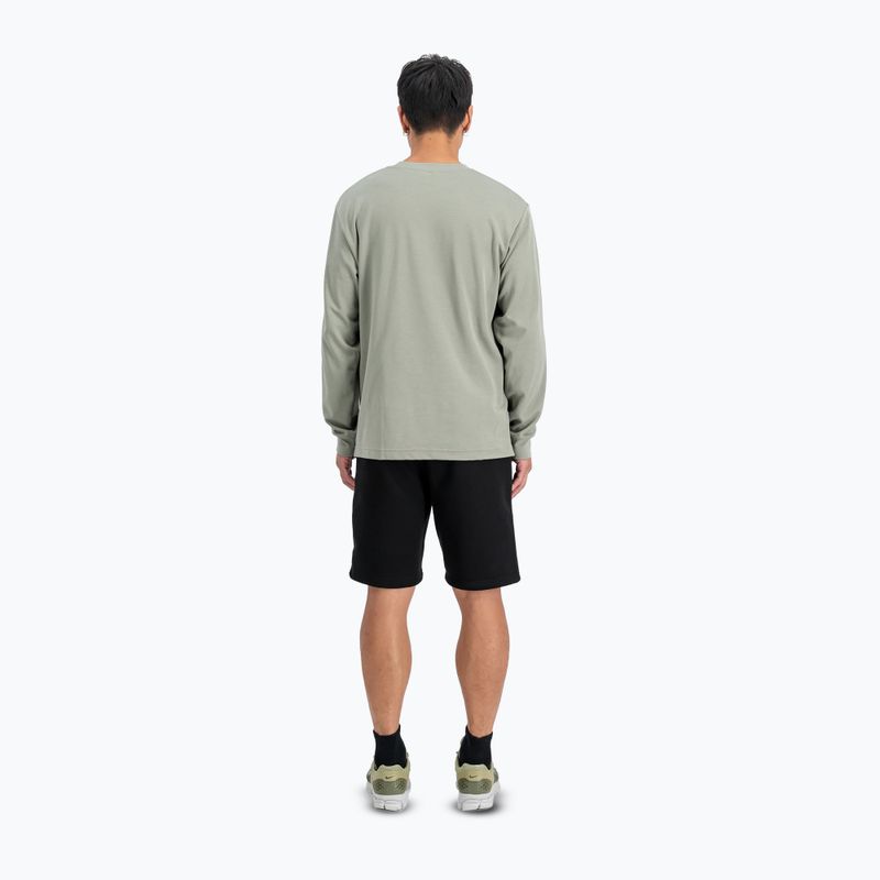 Spodenki męskie Alpha Industries Basic Small Logo II dark olive 4