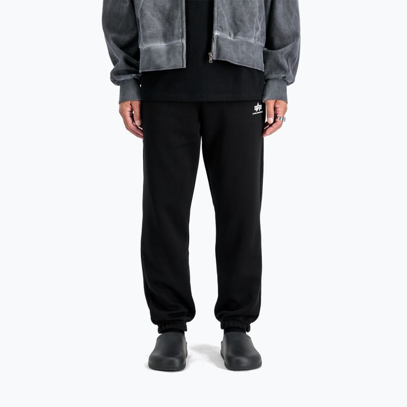 Spodnie męskie Alpha Industries Basic Small Logo II Jogger black