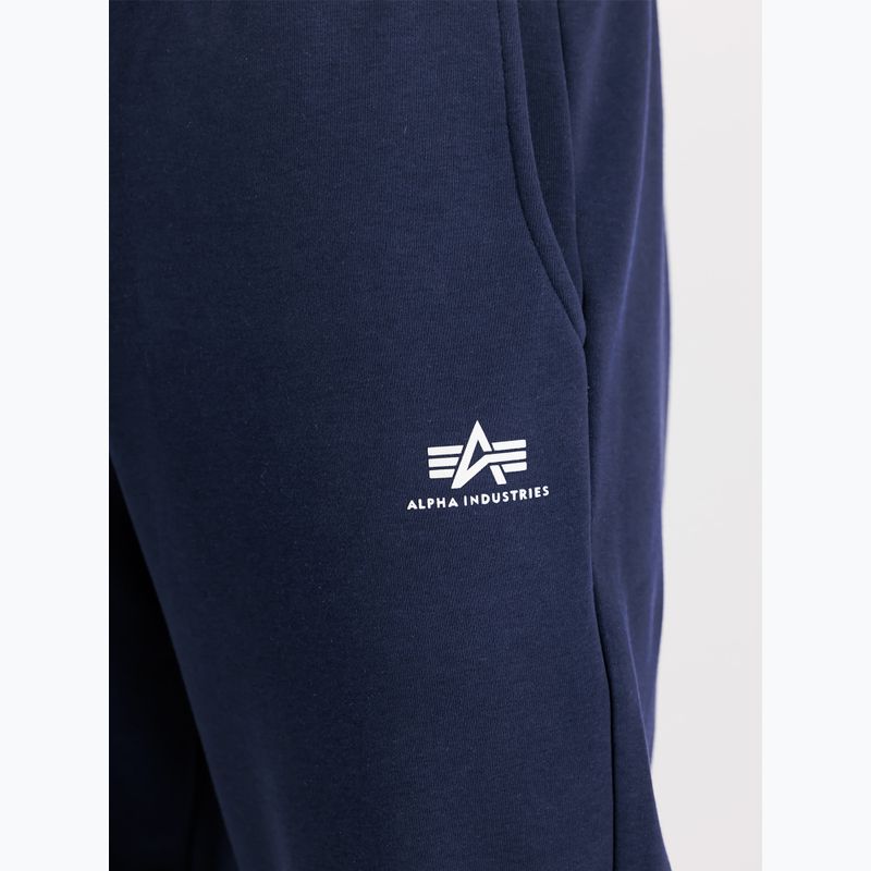 Spodnie męskie Alpha Industries Basic Small Logo II Jogger ultra navy 6