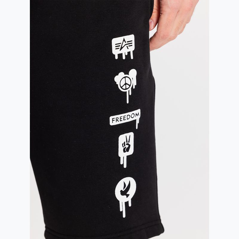 Spodenki męskie Alpha Industries Freedom Jogger balck 5