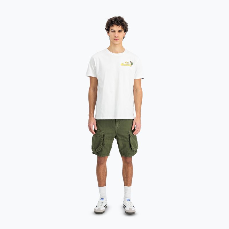 Koszulka męska Alpha Industries Pearl Harbor Back Print white 2