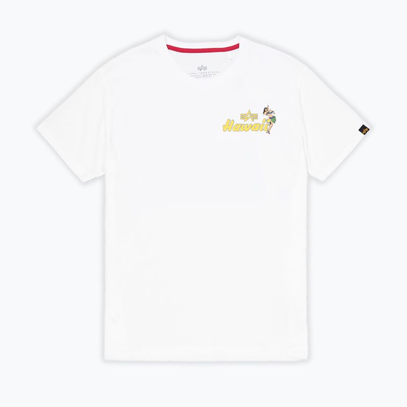 Koszulka męska Alpha Industries Pearl Harbor Back Print white 5