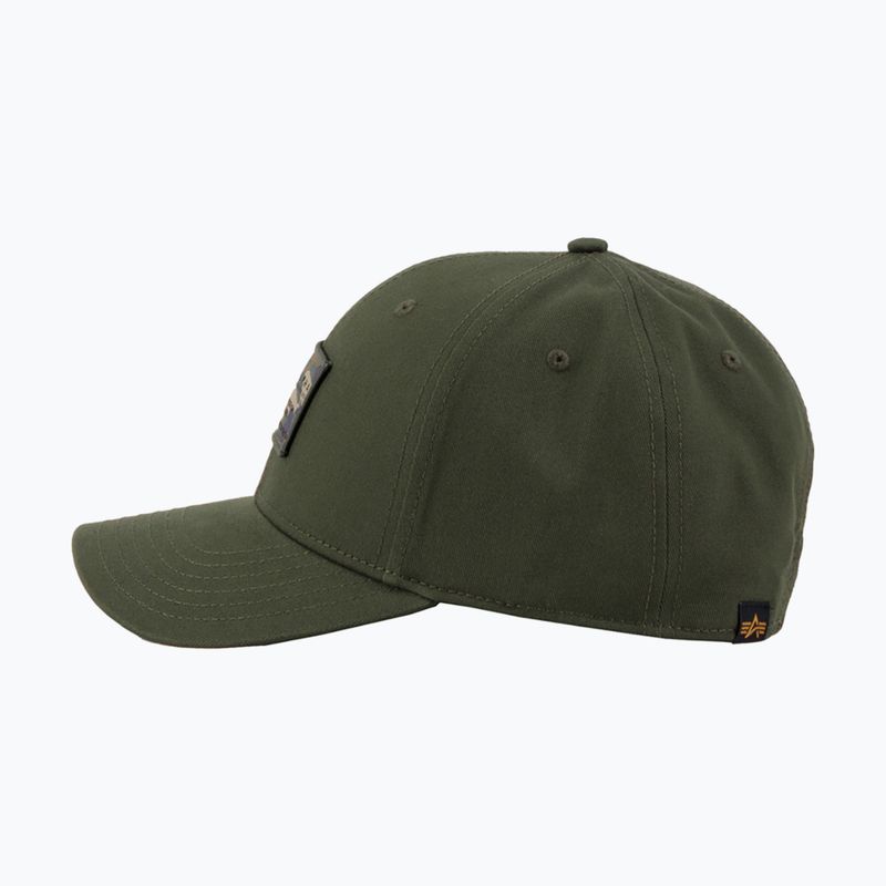Czapka z daszkiem Alpha Industries Crew Camo dark olive 4