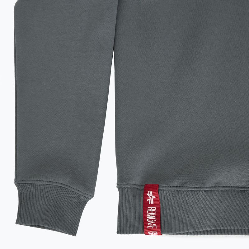 Bluza męska Alpha Industries Basic Small Logo denim blue 7