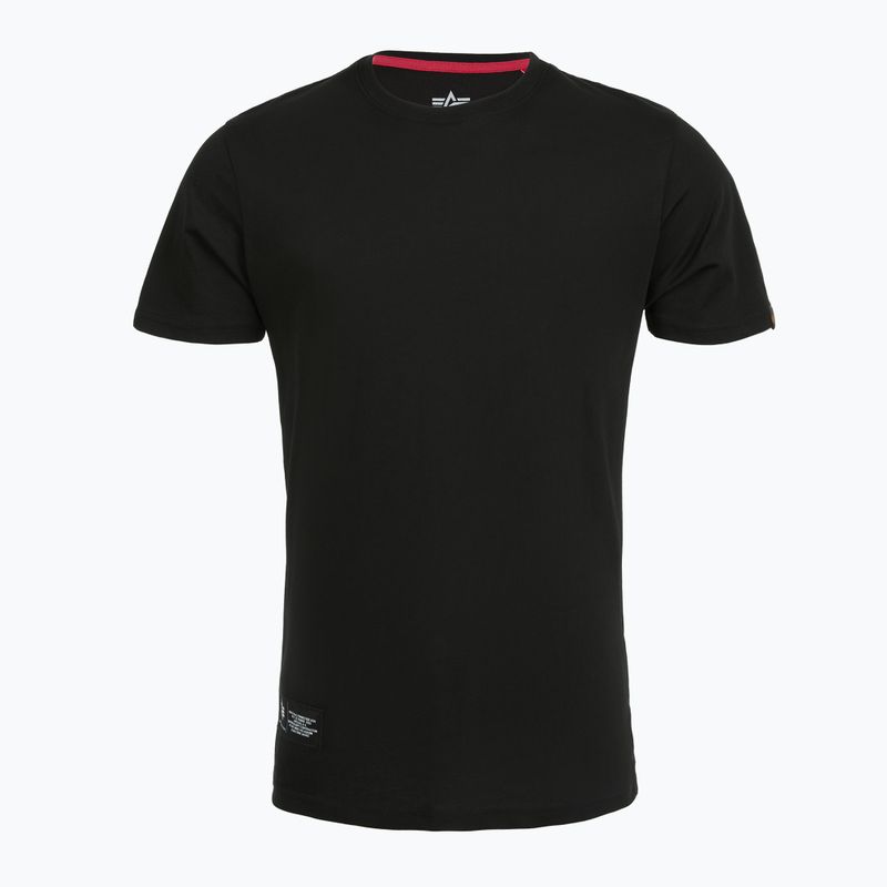 Koszulka męska Alpha Industries Label T Back Print black 5