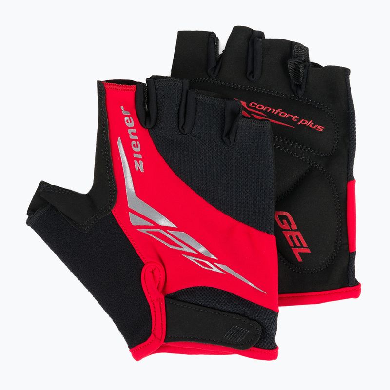 Rękawiczki rowerowe męskie ZIENER MTB Ceniz GELshock red