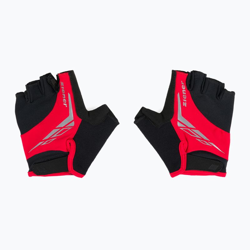 Rękawiczki rowerowe męskie ZIENER MTB Ceniz GELshock red 2