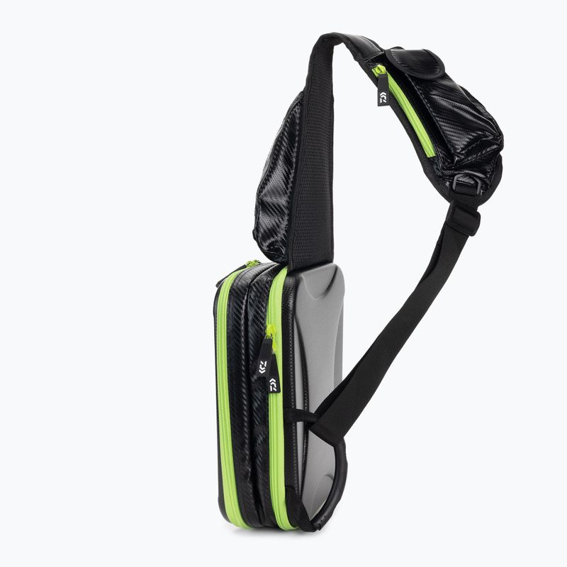 Torba spinningowa Daiwa Prorex Roving Shoulder czarna/lime 3
