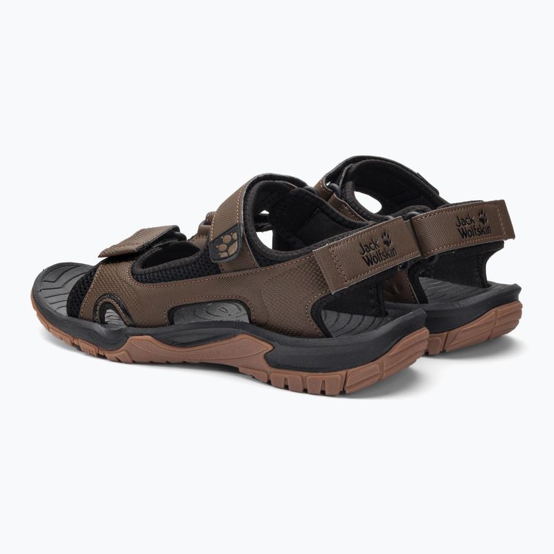 Sandały męskie Jack Wolfskin Lakewood Cruise dark wood 3