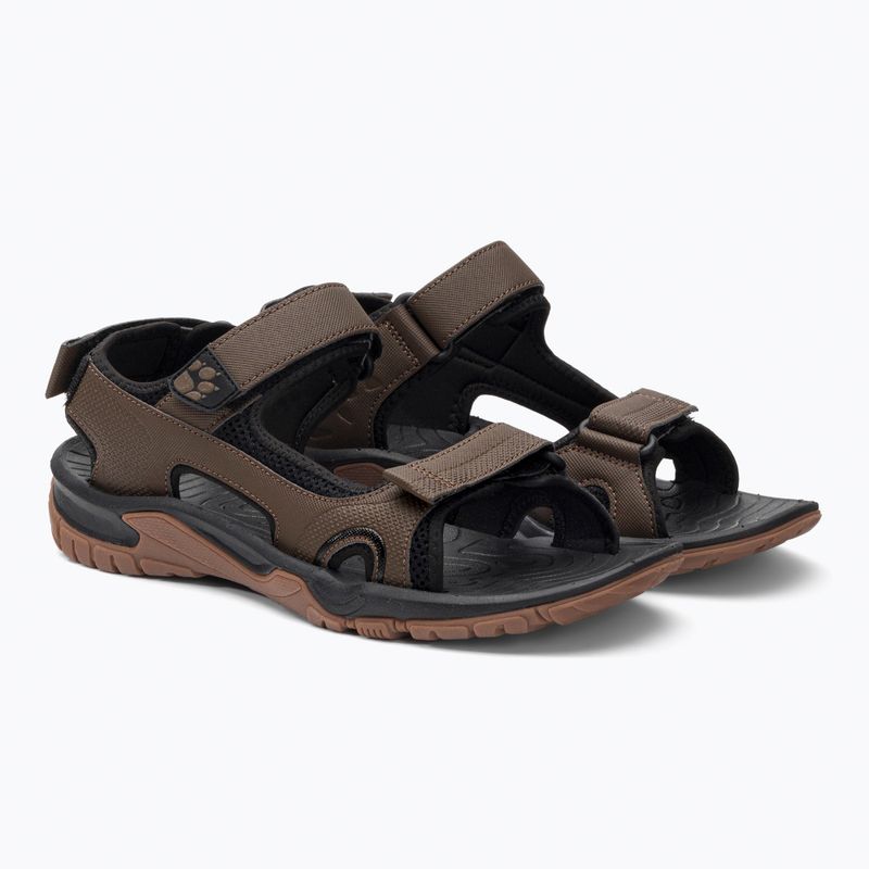 Sandały męskie Jack Wolfskin Lakewood Cruise dark wood 4