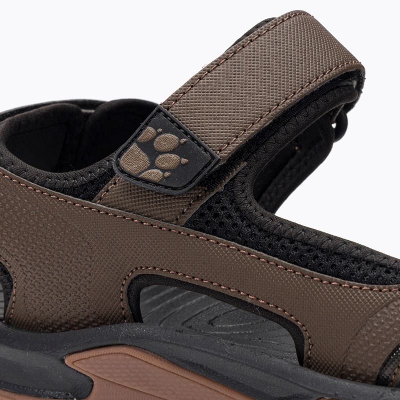 Sandały męskie Jack Wolfskin Lakewood Cruise dark wood 9