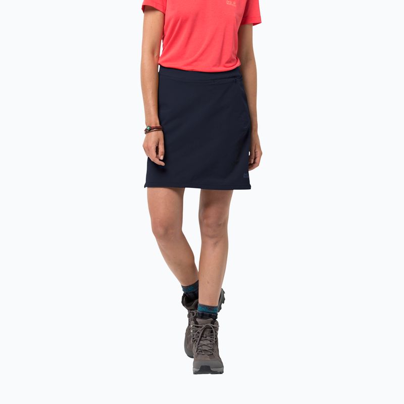 Spódnica trekkingowa Jack Wolfskin Hilltop Trail midnight blue