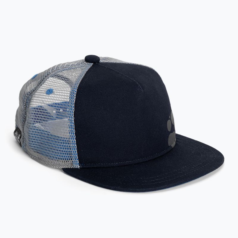 Czapka z daszkiem dziecięca Jack Wolfskin Rib Paw night blue