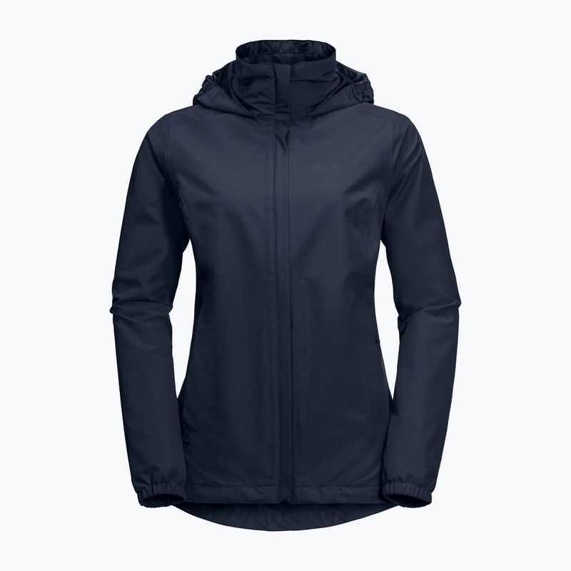 Kurtka przeciwdeszczowa damska Jack Wolfskin Stormy Point midnight blue 4