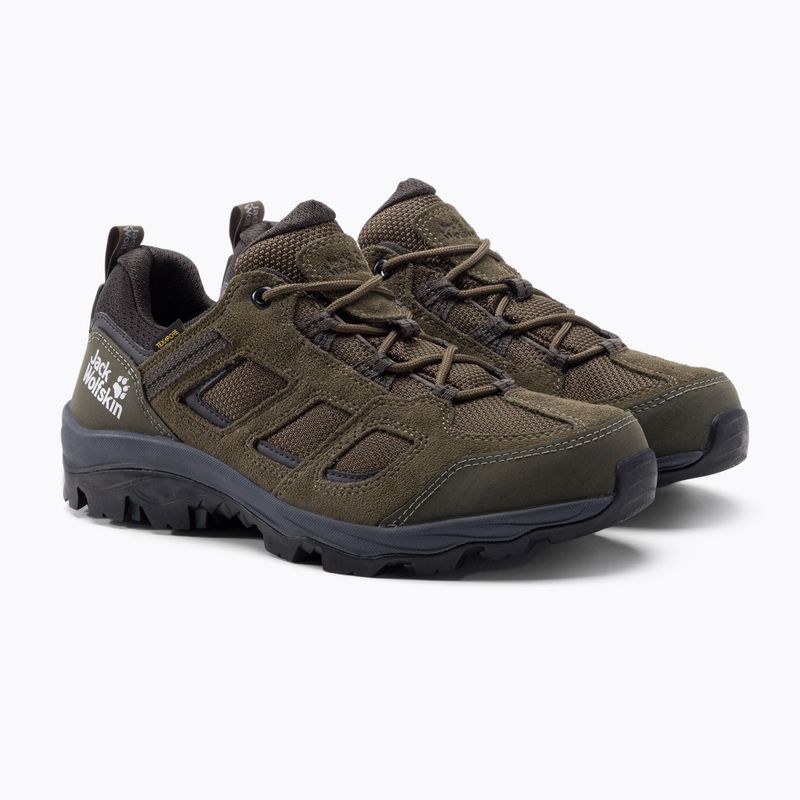 Buty trekkingowe męskie Jack Wolfskin Vojo 3 Texapore Low khaki/phantom 5