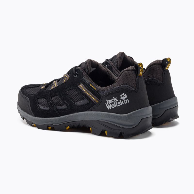 Buty trekkingowe męskie Jack Wolfskin Vojo 3 Texapore Low black/burly yellow xt 3