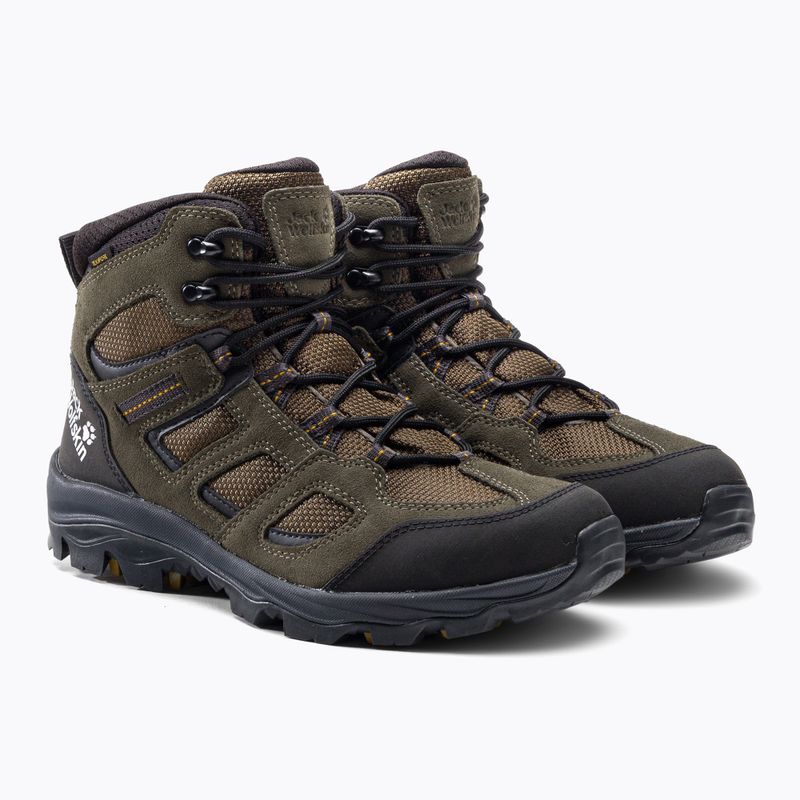 Buty trekkingowe męskie Jack Wolfskin Vojo 3 Texapore Mid khaki/phantom 5