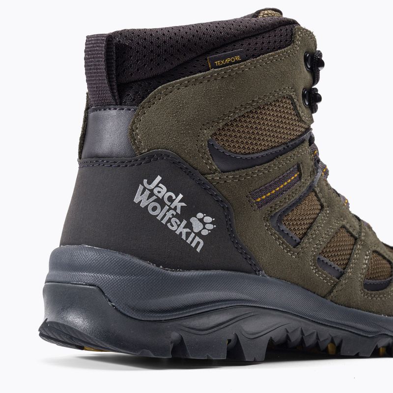 Buty trekkingowe męskie Jack Wolfskin Vojo 3 Texapore Mid khaki/phantom 8