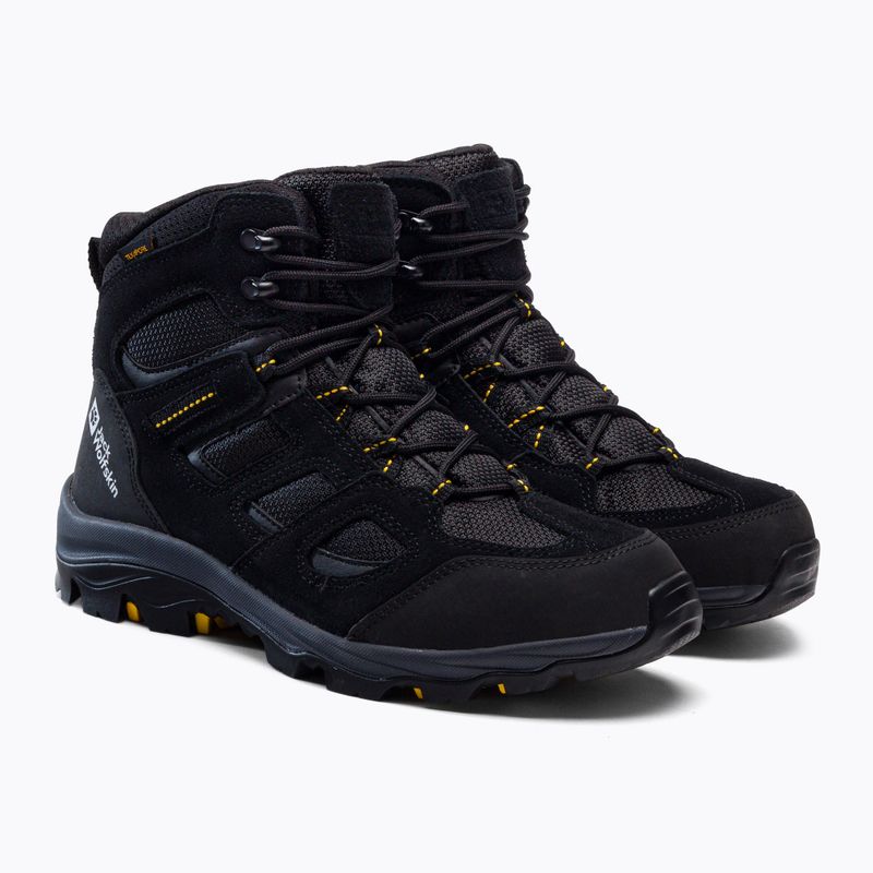 Buty trekkingowe męskie Jack Wolfskin Vojo 3 Texapore Mid black/burly yellow xt 5